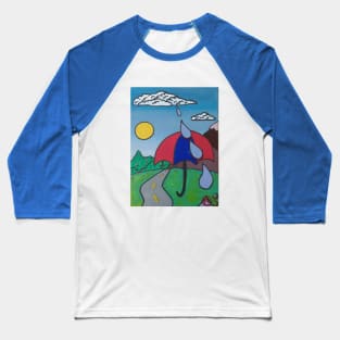 Raindrop Ride Baseball T-Shirt